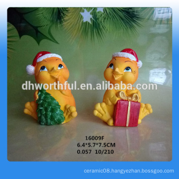 Factory directly Christmas gift painted resin figurines